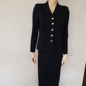 ST JOHn BASICS BLACK SKIRT SUIT